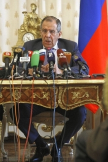 Ruský ministr zahraničí Lavrov.